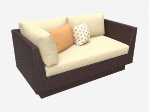 Garden sofa Stella 3D Model