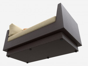 Garden sofa Stella 3D Модель