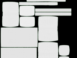 Garden sofa Stella 3D Модель