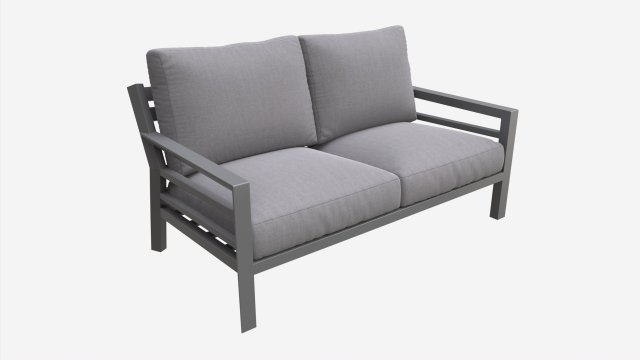 Garden sofa Tomson 3D Model .c4d .max .obj .3ds .fbx .stl .blend 