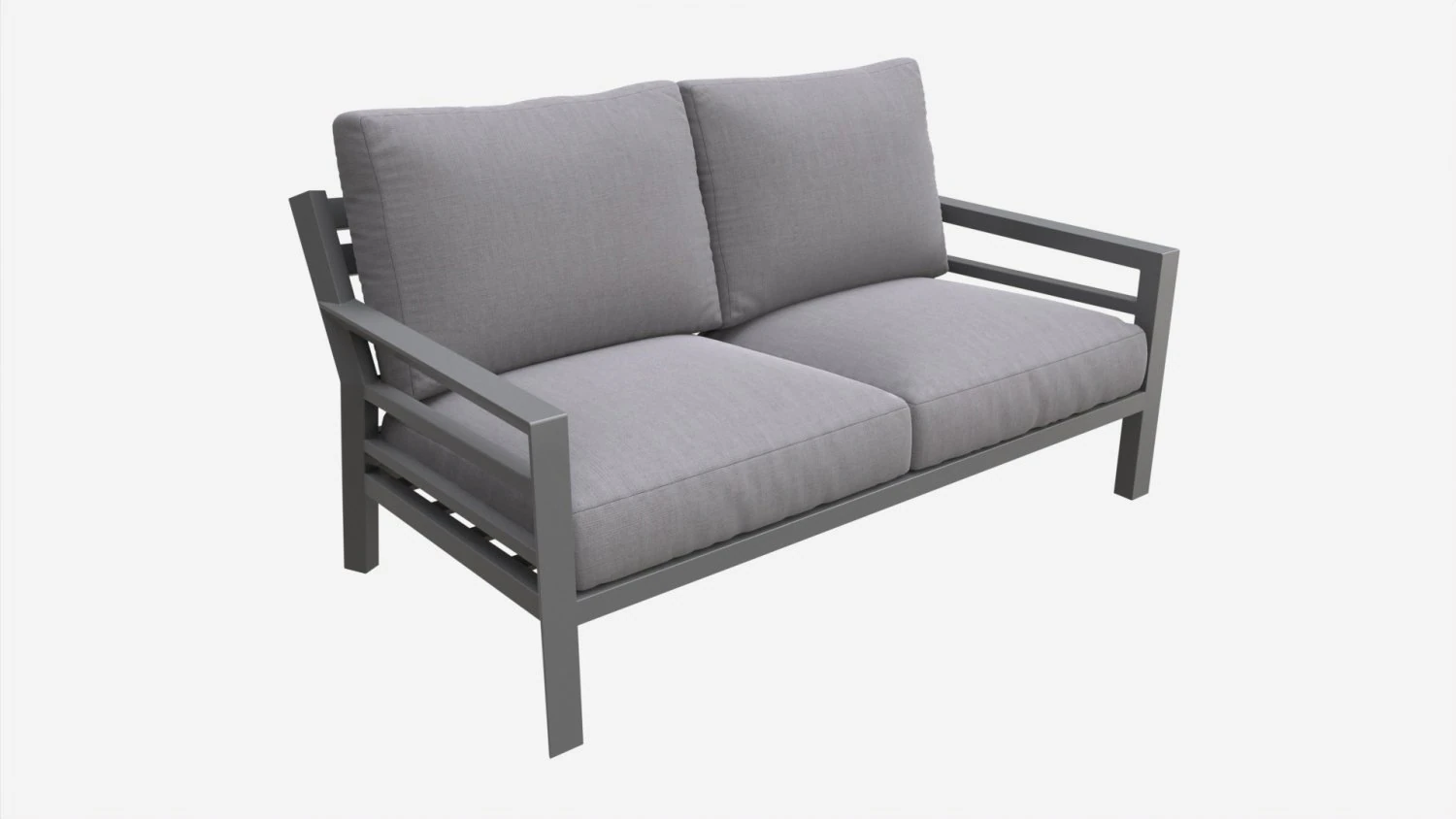 Garden sofa Tomson 3D Model .c4d .max .obj .3ds .fbx .stl .blend