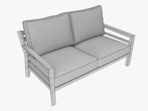 Garden sofa Tomson 3D Model