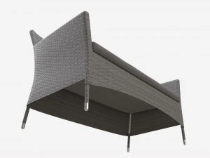 Garden sofa Waters 3D Model