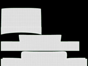 Garden sofa Waters 3D Model
