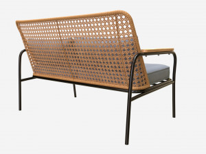 Garden sofa with mesh back 3Dモデル
