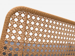 Garden sofa with mesh back 3Dモデル