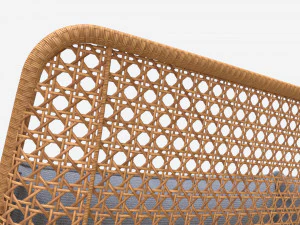 Garden sofa with mesh back 3D Model