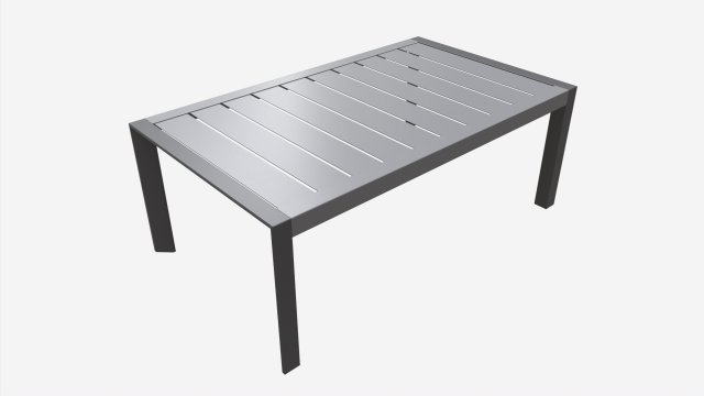 Garden table Tomson 3D Model .c4d .max .obj .3ds .fbx .stl .blend 