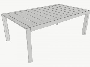 Garden table Tomson 3D Model