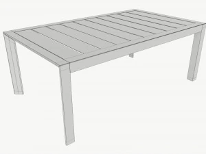 Garden table Tomson 3D Model
