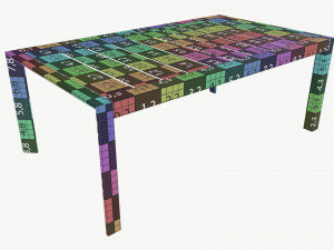 Garden table Tomson 3D Model