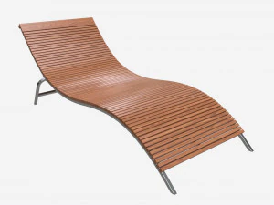 Шезлонг Habitat Rolio 3D Модель