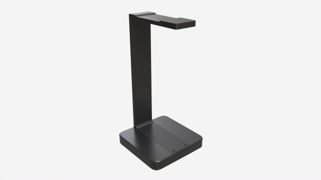 Headset Stand 3D Модель .c4d .max .obj .3ds .fbx .stl .blend 