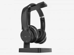 Supporto per cuffia con cuffia Modello 3D