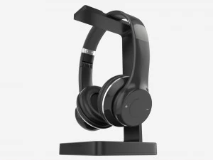 Supporto per cuffia con cuffia Modello 3D