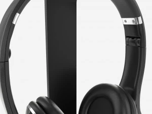 Supporto per cuffia con cuffia Modello 3D