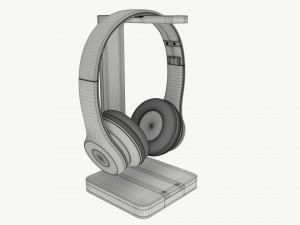 Headset Stand with Headphone Modelo 3D