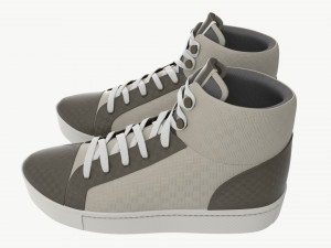 High-top Sneakers 3Dモデル