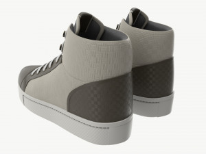 High-top Sneakers 3Dモデル