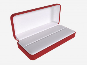 Jewelry box rectangle open Modelo 3D