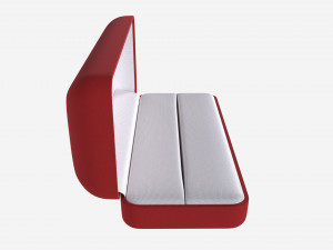 Jewelry box rectangle open 3D 模型