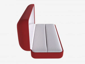 ジュエリーボックス長方形オープン 3Dモデル