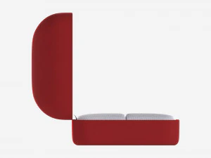 ジュエリーボックス長方形オープン 3Dモデル