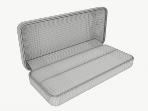 Jewelry box rectangle open 3D 模型