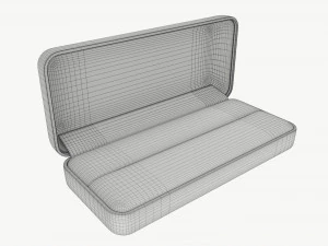 ジュエリーボックス長方形オープン 3Dモデル