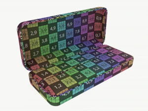 ジュエリーボックス長方形オープン 3Dモデル