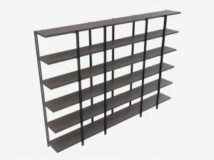 Libreria componibile Cattelan Hudson Modello 3D