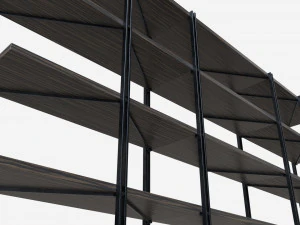 Modular bookcase Cattelan Hudson 3D Model