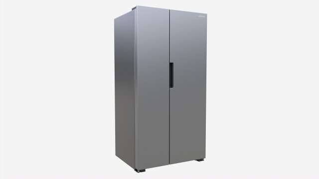 Side-by-Side Fridge Samsung RS66A8100S9 Model 3D .c4d .max .obj .3ds .fbx .stl .blend 