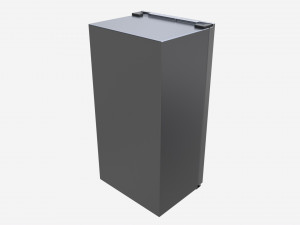 Side-by-Side Fridge Samsung RS66A8100S9 Model 3D