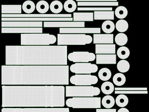 Side-by-side koelkast Samsung RS66A8100S9 3D Model