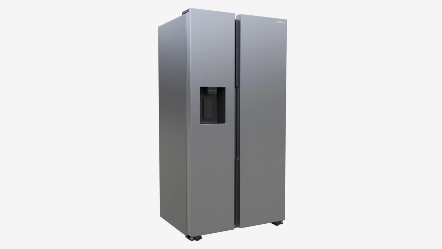 Side-by-Side Fridge Samsung RS68A8540B1 3D Model .c4d .max .obj .3ds .fbx .stl .blend 
