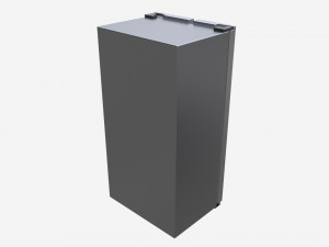 Side-by-Side Fridge Samsung RS68A8540B1 3D 模型