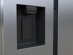 Side-by-Side Fridge Samsung RS68A8540B1 3D 模型