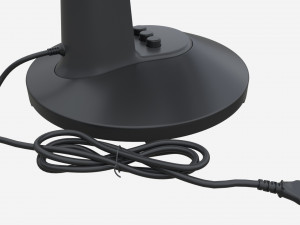 Table Fan Gray Model 3D