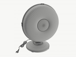 Table Fan Gray Model 3D