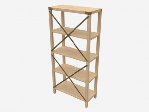 Urban Industrial Bookshelf Andersen 3D 模型
