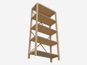 Urban Industrial Bookshelf Andersen 3D 模型