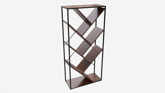 V-Shaped Shelf Walker Edison 3D Model .c4d .max .obj .3ds .fbx .stl .blend 