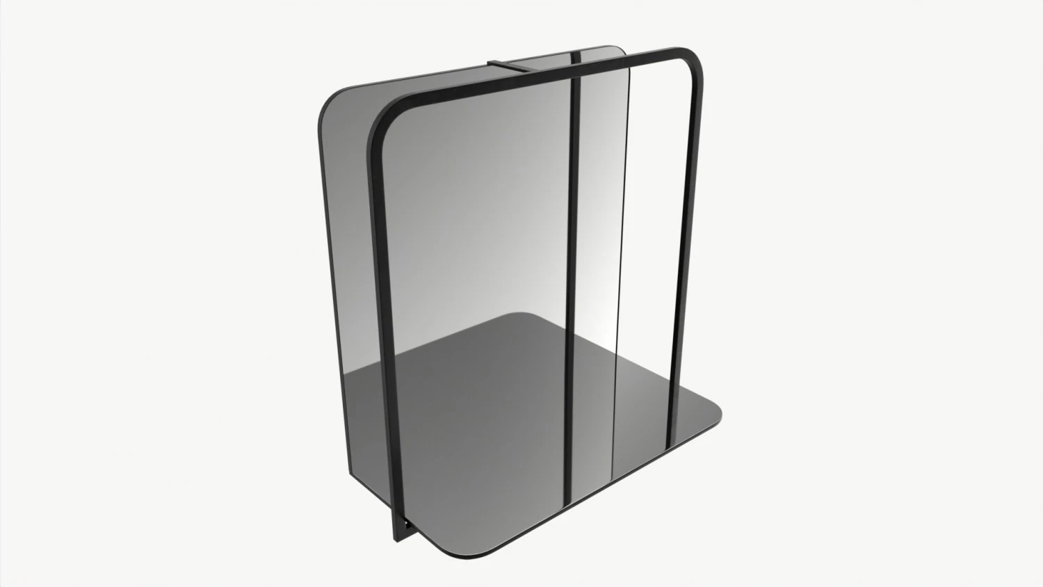 Wall shelves Tresor 3D Model .c4d .max .obj .3ds .fbx .stl .blend 