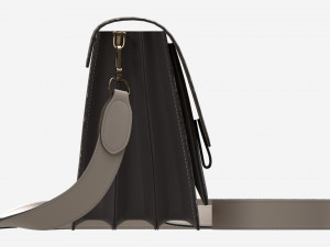 Women Shoulder Bag Leather Snake Skin 3D Модель