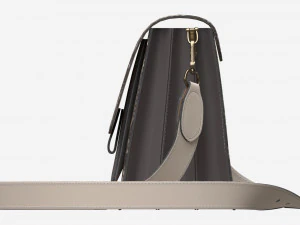 Women Shoulder Bag Leather Snake Skin 3D Model