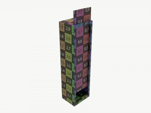 Wooden box for wine bottle 3D 模型