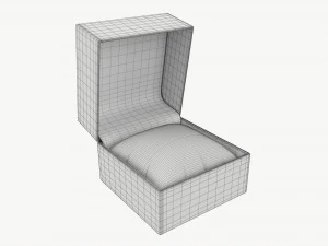 Wristwatch Box with Pillow 3D Model
