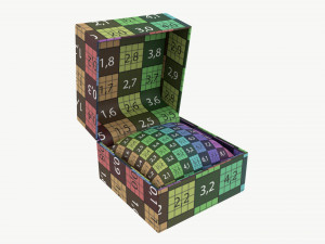 Wristwatch Box with Pillow 3D Модель
