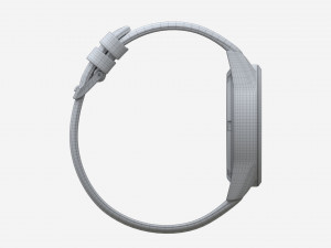 Wristwatch with Leather Strap 03 3D Model